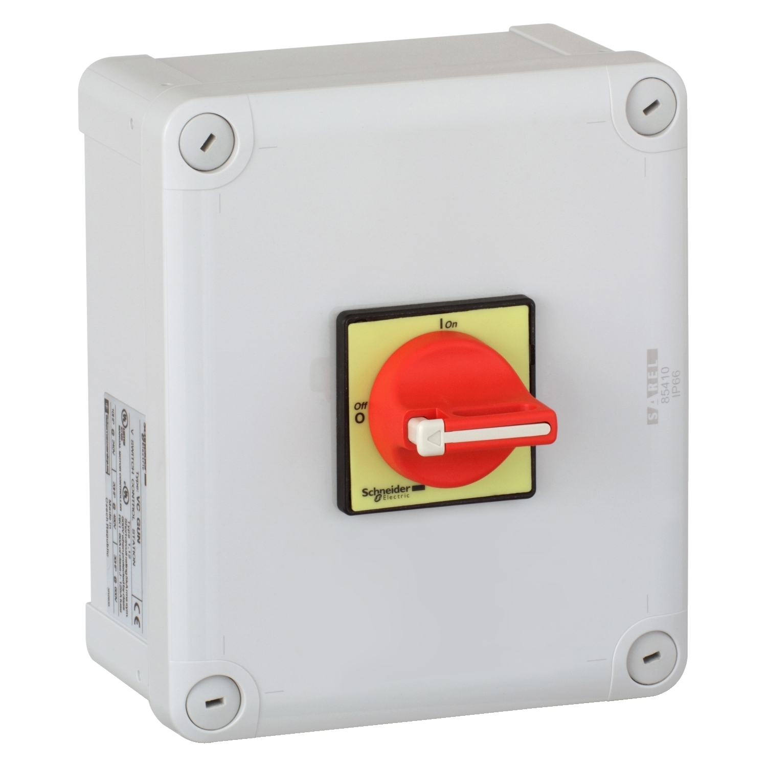 VC3GUN TeSys Emergency Stop Enclosed High Performance Standard Disconnect Switch, 690 V AC/DC, 45 A, 3 Poles