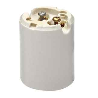 8694-4 1-Piece Keyless Lampholder, 1500 W, 600 V AC, E39 Lamp