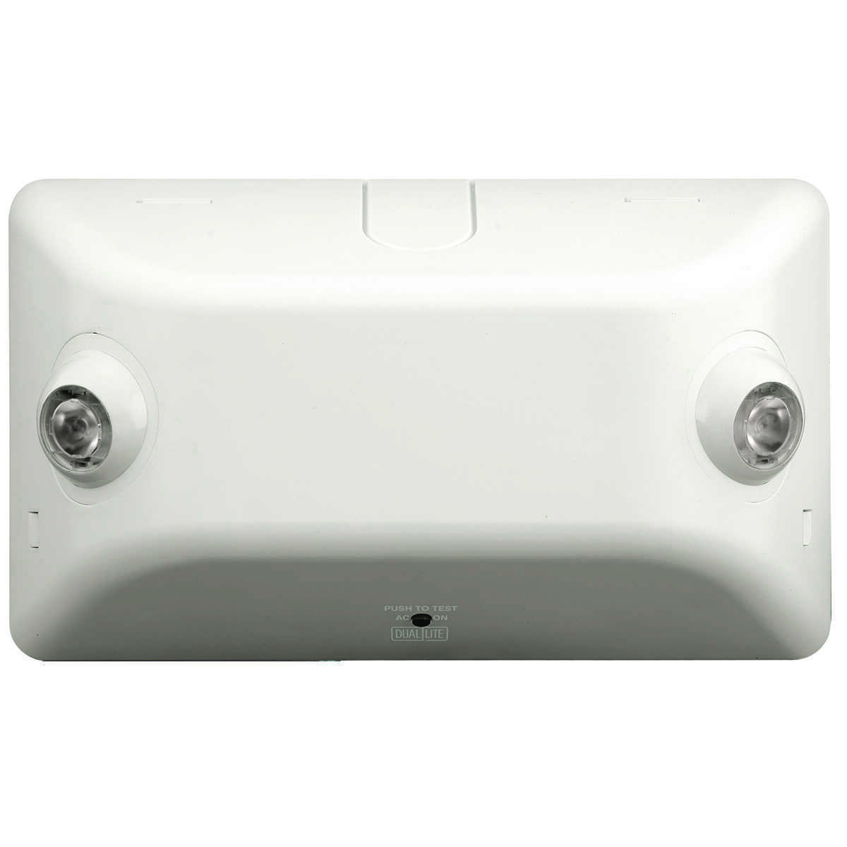 EV2 EV Series Architectural Emergency Lighting Fixture, 1.1/1.43/1.45 W LED Lamp, 120/277 V AC, 2 Heads, Thermoplastic