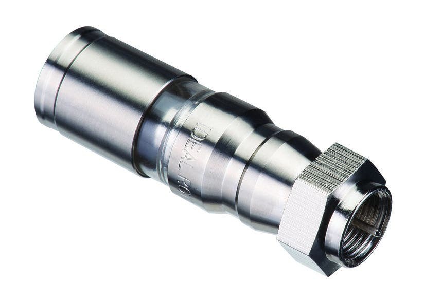 89-211 F Type Compression Connector, 18 to 14 AWG Solid RG11 Cable