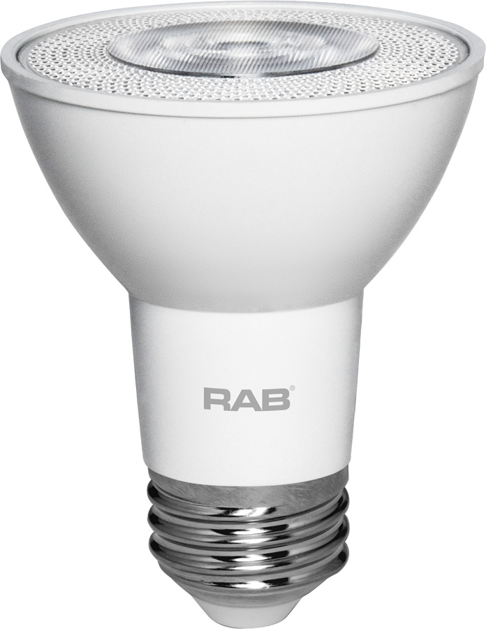 PAR20-7-950-40D-DIM Dimmable Reflector LED Lamp, 7 W, 50 W Incandescent Equivalent, E26 Lamp, PAR20 Shape, 550 Lumens