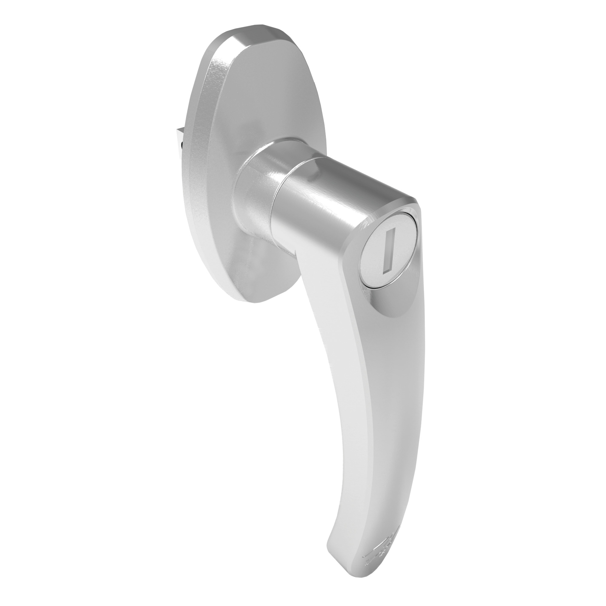 AL2DCCW A80 3-Point Counter Clockwise Latch Kit, Keyed Handle, For Use With 1-Door NEMA 12 Enclosures, Steel, Zinc Plated