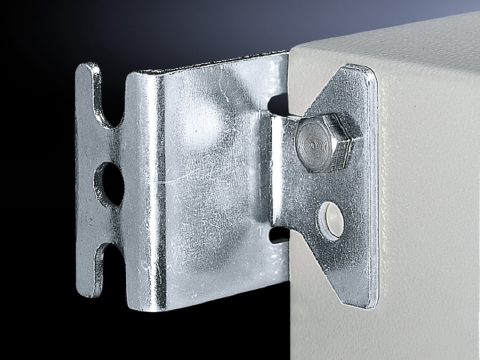 2503010 Wall Mounting Bracket, For Use With KL, EB, BG, AE, CM and IT Series Enclosures, 1.6 in Wall Distance, Stainless Steel
