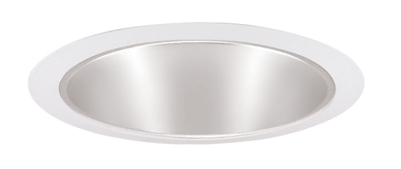 247S CWH Shallow Cone Trim, 7-5/8 in OD, Incandescent Lamp, For Use With IC2, TC2, IC21, IC22, IC2W, IC23, APT2 Series Housing