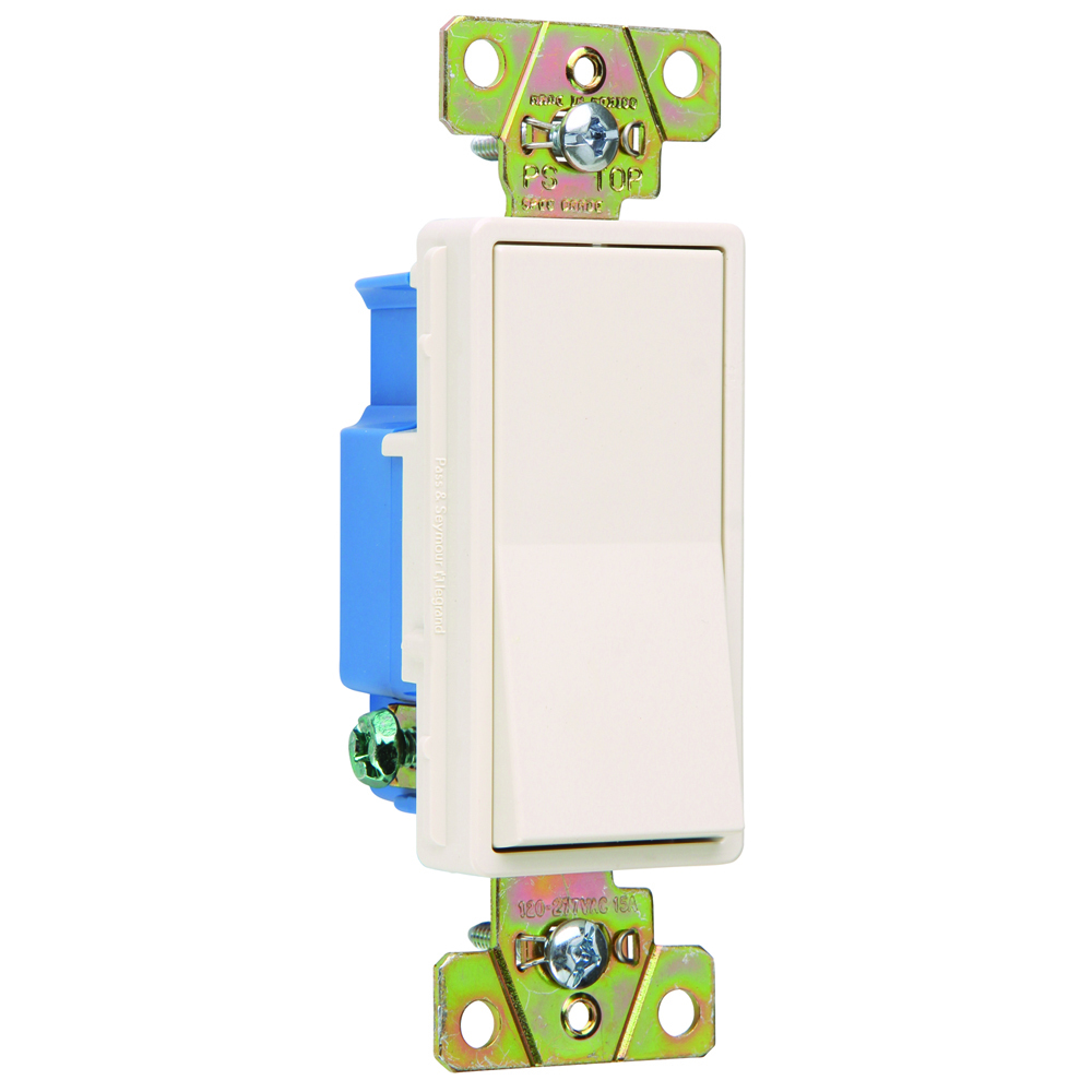 2601LA 15 Amp 120V/277V Decorator Switch, Light Almond