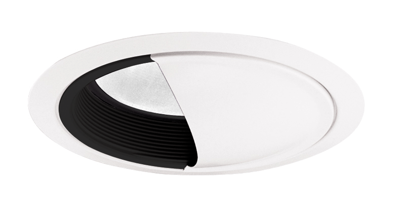 261 BWH Wall Wash Scoop Trim, 7-5/16 in ID x 7-5/8 in OD, Incandescent Lamp, For Use With IC2, TC2, IC23, ICPL, PL613, PL618, ICPL626, ICPL632, PL642, APT2 Series Housing