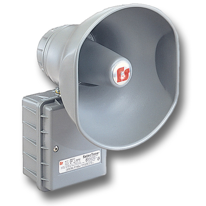 300-250 SelecTone Compact Lightweight Audible Signaling Device, 250 V DC, 0.72 A, 110 dB Sound, ARRA Compliant|BAA Compliant|cUL Listed|UL Listed