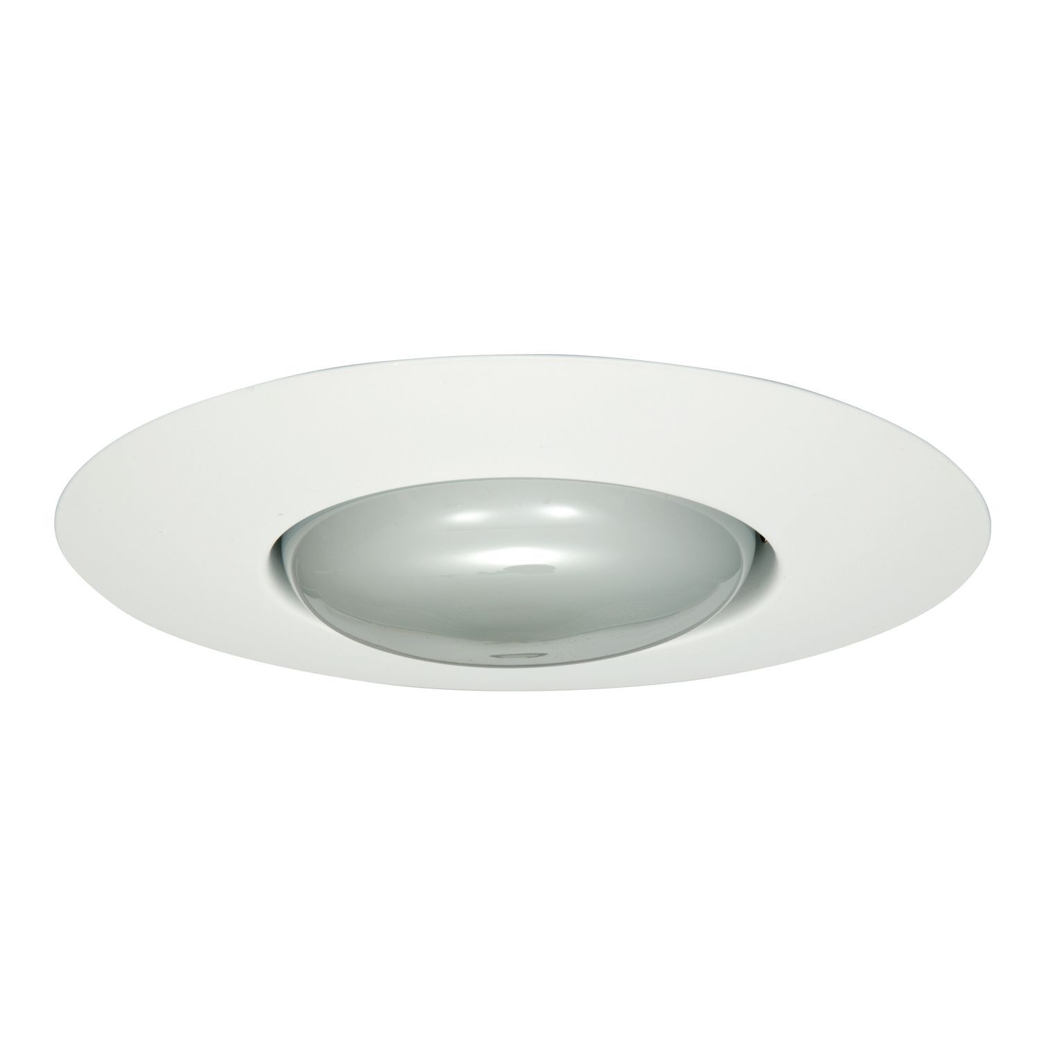 300P Halo H7 E26 Open Round Lighting Trim, 6 in ID x 7-1/4 in OD, LED Lamp, For Use With H7 Downlight Fixture, Metal