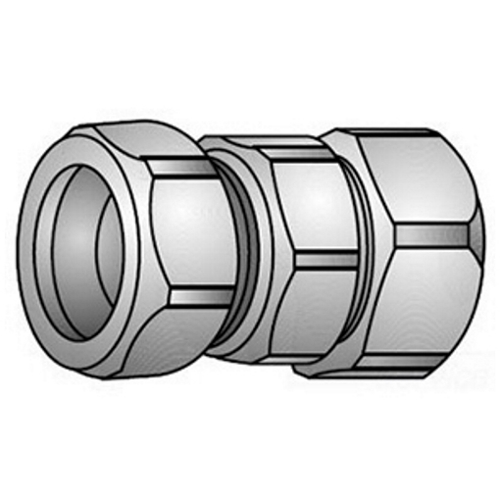 30-200 Rigid Compression Coupling, 2 inch, Malleable Iron