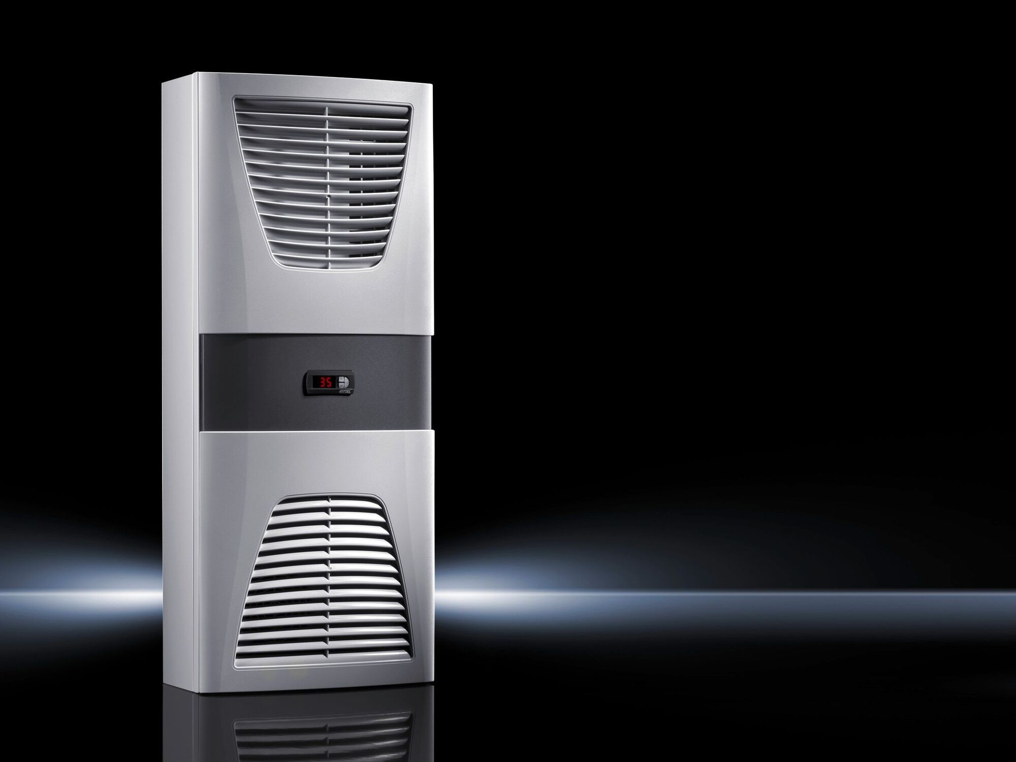 3129100 TopTherm SK Series 1-Phase Air/Air Heat Exchanger With Controller, Digital Temperature Display, 230 V AC, 0.38/0.4 A, 85/90 W Power Rating, IP54 Enclosure, 860/900 cfm Air Flow