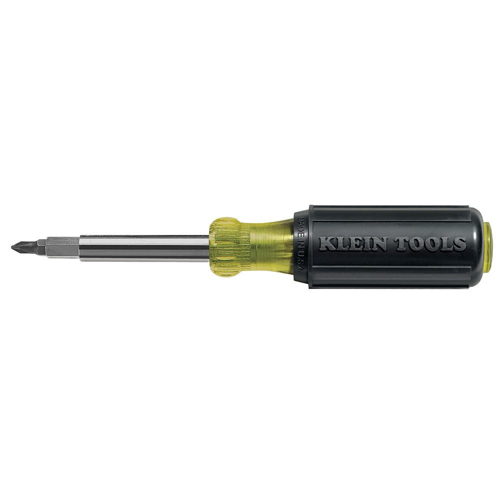 32477 10-in-1 Quick-Change Screwdriver Set, 6 Pieces, Steel, Polished Chrome