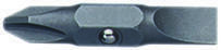 35-940 Replacement Bit, #2, 1/4 in Phillips/Slotted Point, Steel