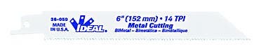 36-057 Shatterproof Super-Hard Straight Reciprocating Blade, 6 in L x 3/4 in W, 18, Bi-Metal Body