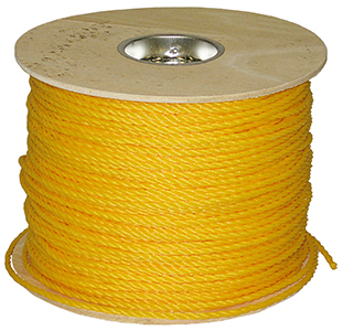 3860 Lightweight Strong Pull Rope, 3/8 in OD, 600 ft L, 2430 lb Tensile Strength, 243 lb Working, Polypropylene