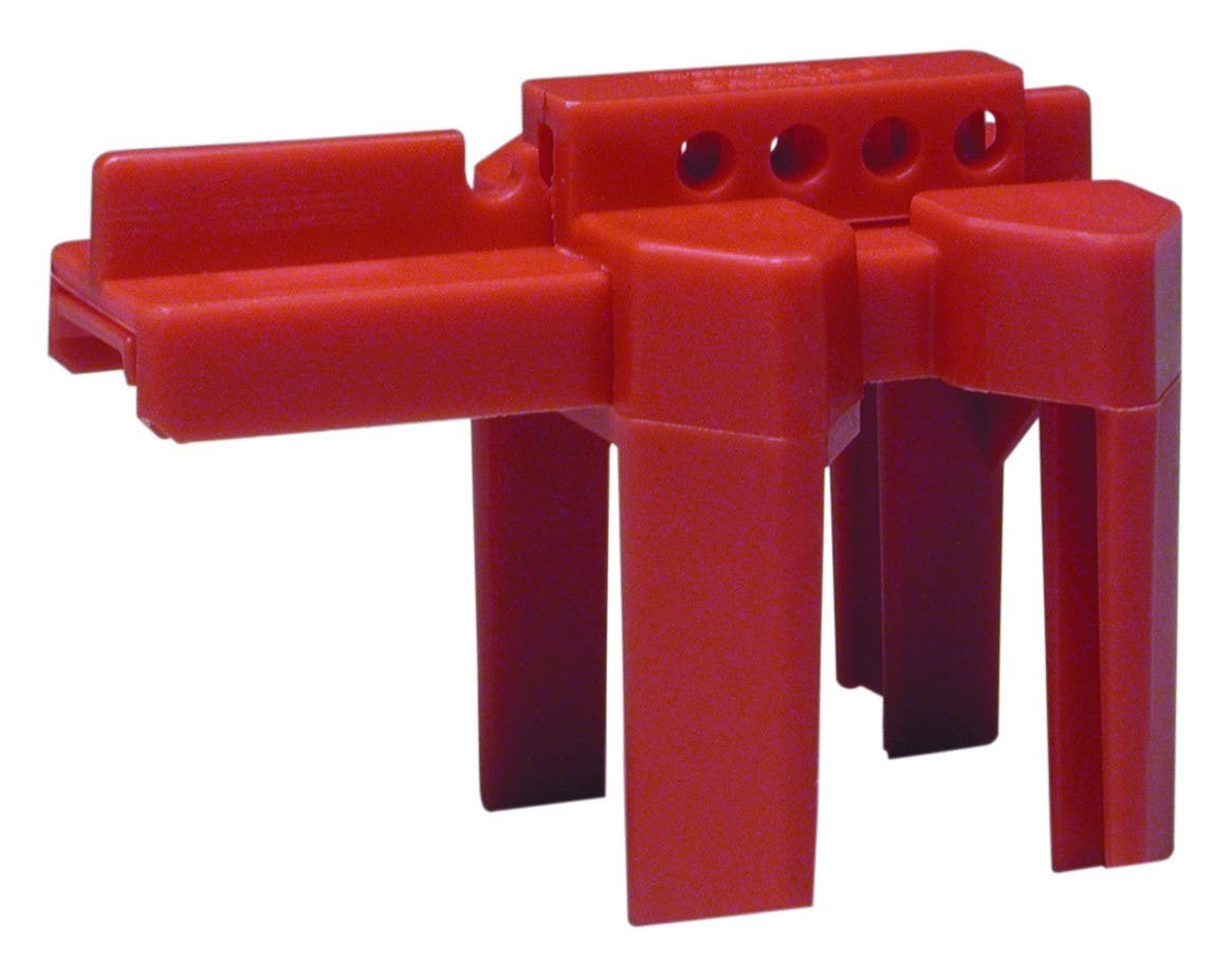44-847 Ball Valve Lockout, Fits Minimum Pipe Size: 1-1/4 in, Fits Maximum Pipe Size: 3 in