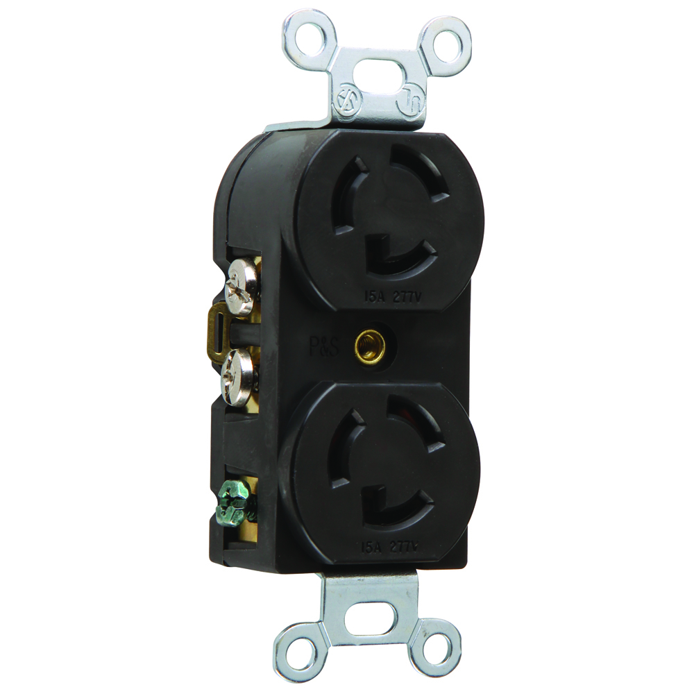 4750 Turnlok Registered Receptacle Duplex 15 Amp 277V