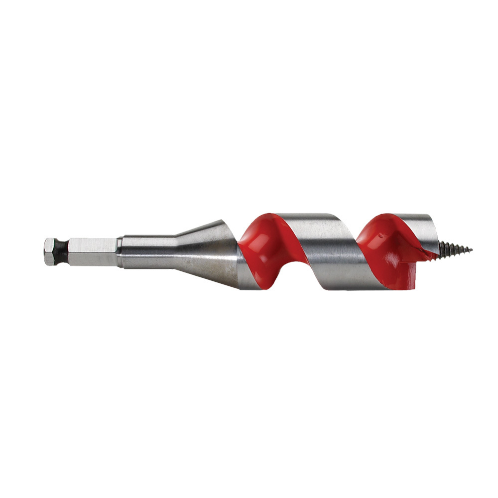 48-13-1503 Short Ship Auger Bit, 1-1/2 in Dia, 6 in OAL, 3 in L Wide Flute, 7/16 in Shank