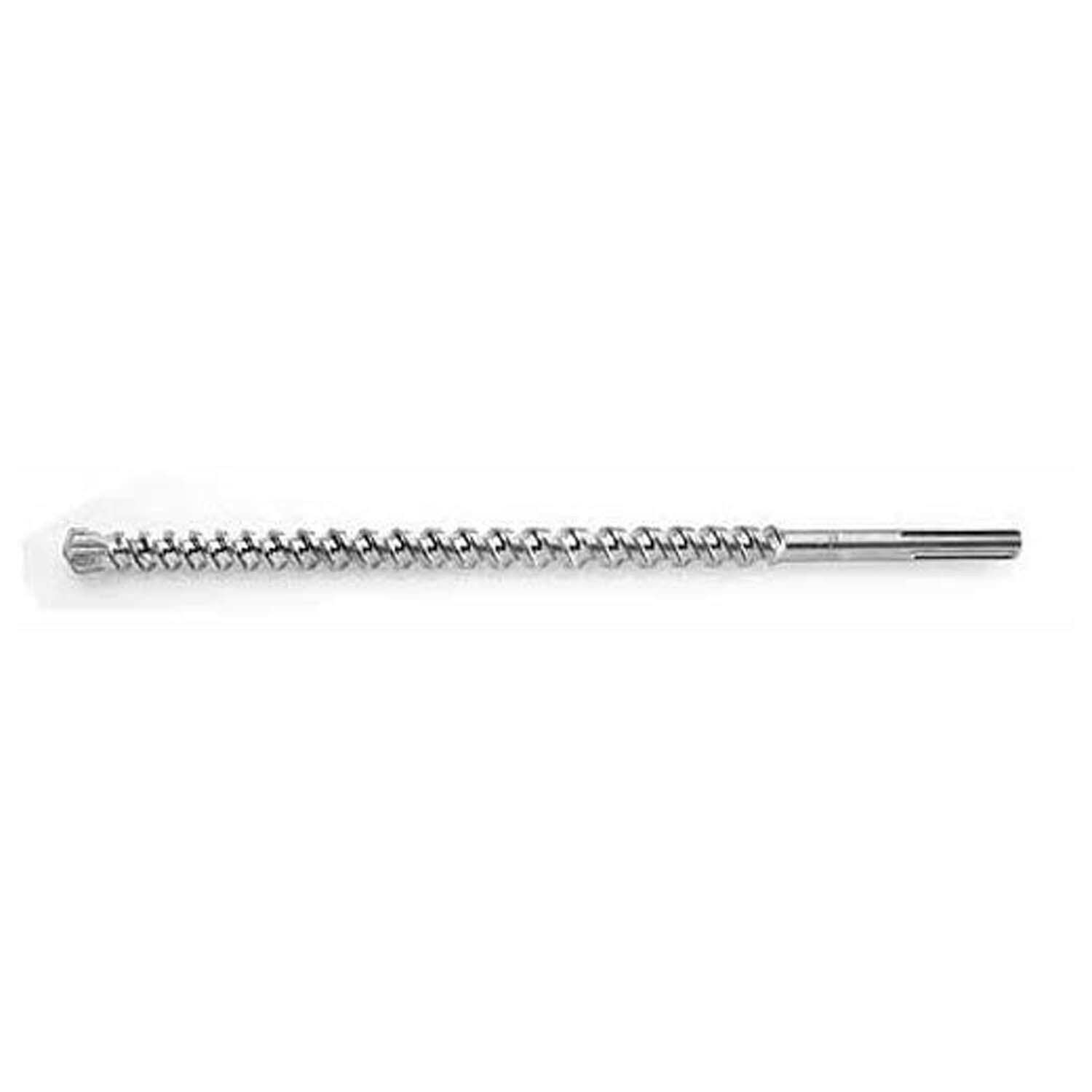 48-20-3964 4-Cutter Rotary Hammer Drill Bit, 1-1/8 in Drill Bit, 45/64 in SDS-Max Shank, 12 in D Cutting, Carbide Cutting Edge, 17 in OAL