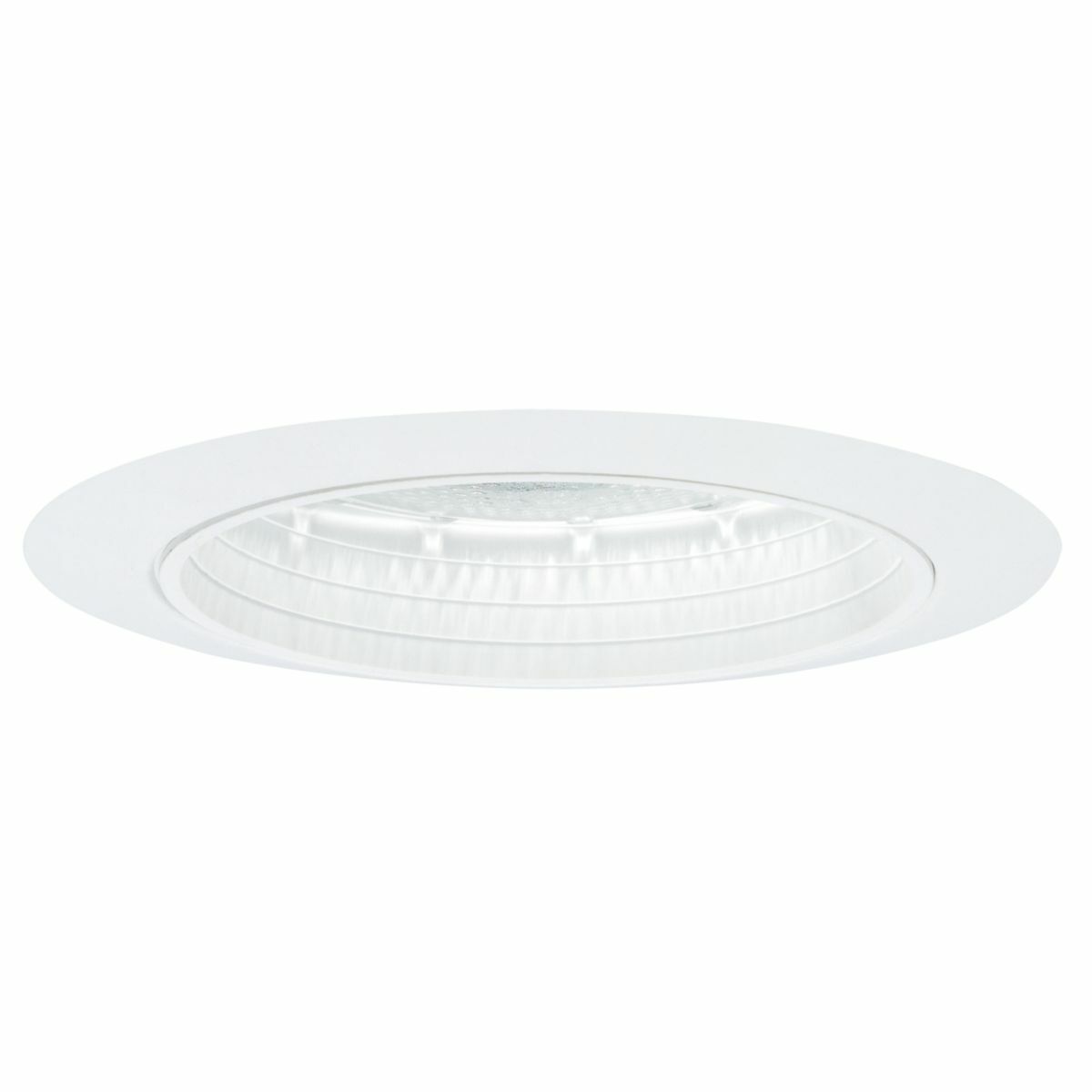 5010W Halo 5010 Parabolic Round Lighting Trim, 5 in Dia Inside x 6-3/8 in Dia Outside, Incandescent Lamp, For Use With H5 Housing, Metal