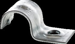 Jiffy Clip, One Hole Strap, Fits 1/4" Tubing, Pre-Galvanized
