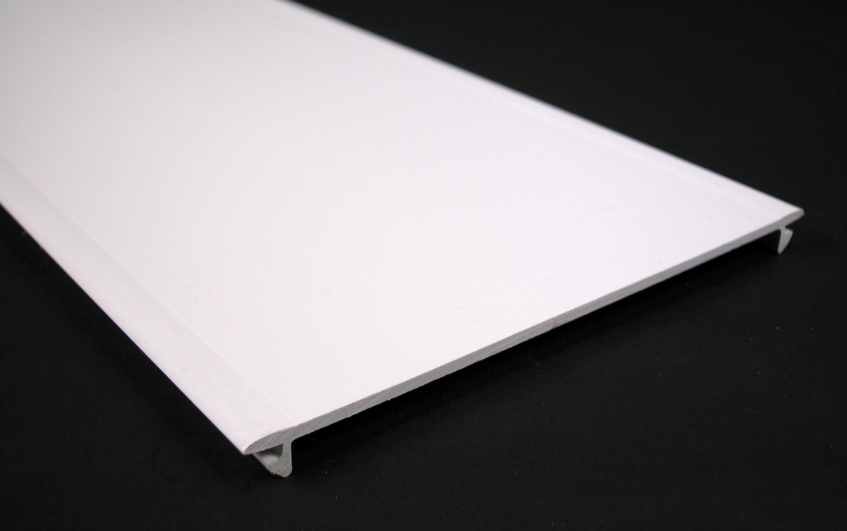 Raceway Cover; PVC, Ivory