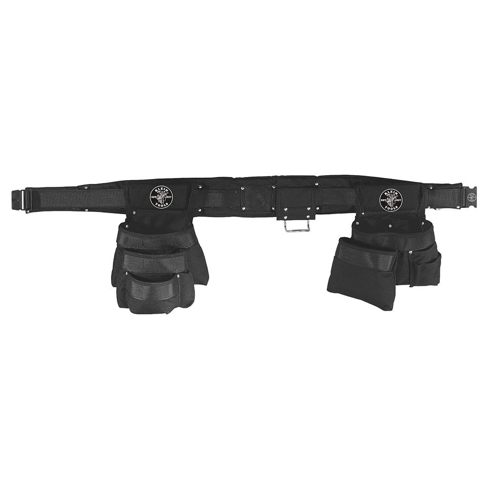 5709L PowerLine 4-Piece Padded Tool Belt Large Combo Tool Pouch Set, Nylon, Black