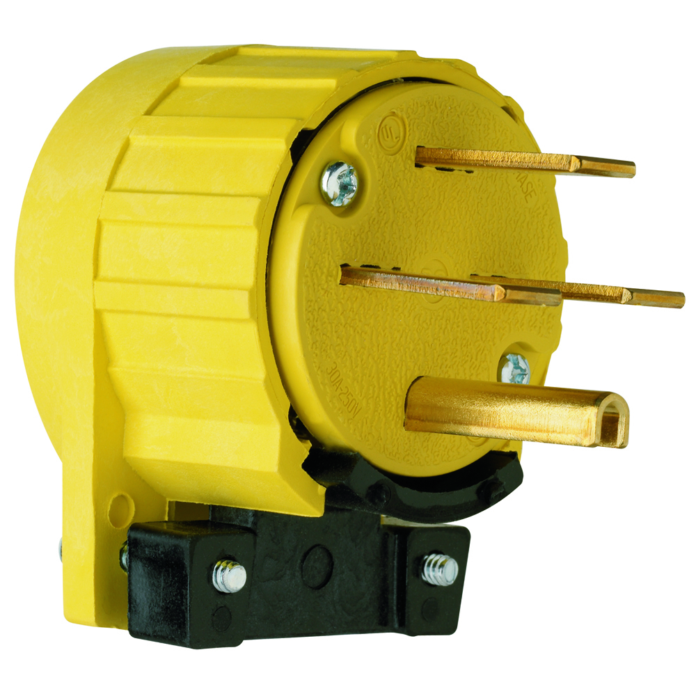 5741AN Miscellaneous Configurations - Angled Plug, Yellow