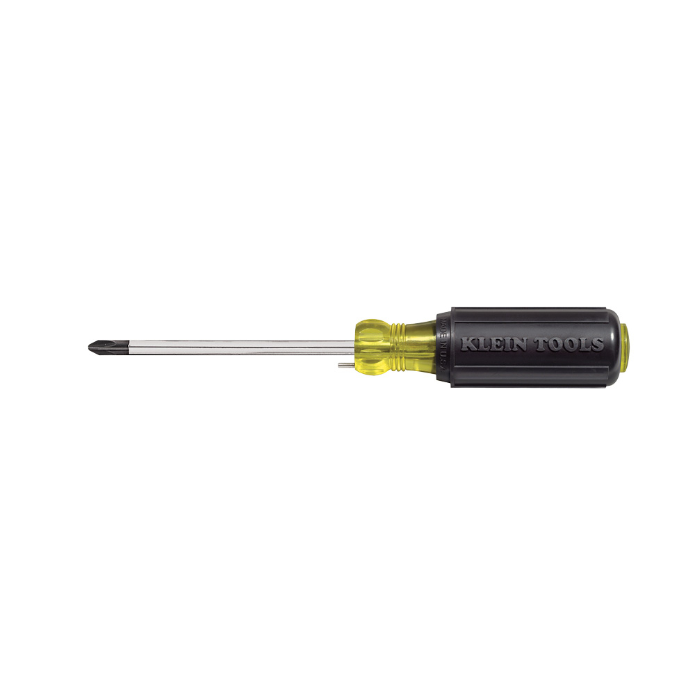 603-4B Wire Bending Screwdriver, #2 Phillips Point, Steel Shank, 8.313 in OAL, Acetate Handle, Polished Chrome, ASME Specified
