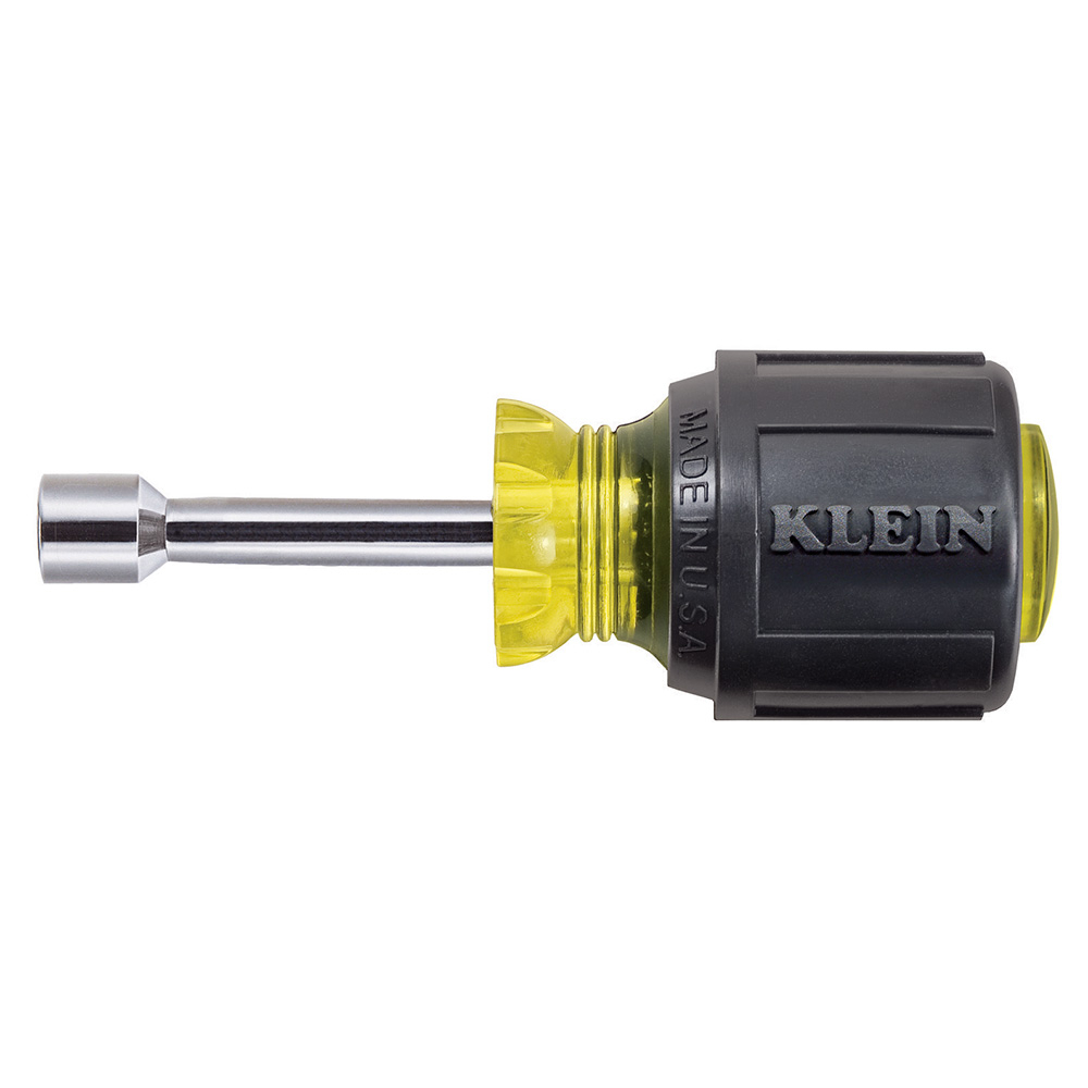 610-5/16M Cushion-Grip Magnetic Nutdriver, 5/16 in, Hollow Shank, Cushion Grip Handle, Polished Chrome