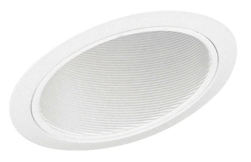 614 WWH Downlight Standard Sloped Baffle Trim, 7-5/16 in ID x 7-3/4 in OD, Halogen Lamp, For Use With IC926, TC926, TC926R, ICPL926-42, ICPL926R-32, IC926LED9G4 Series Housing