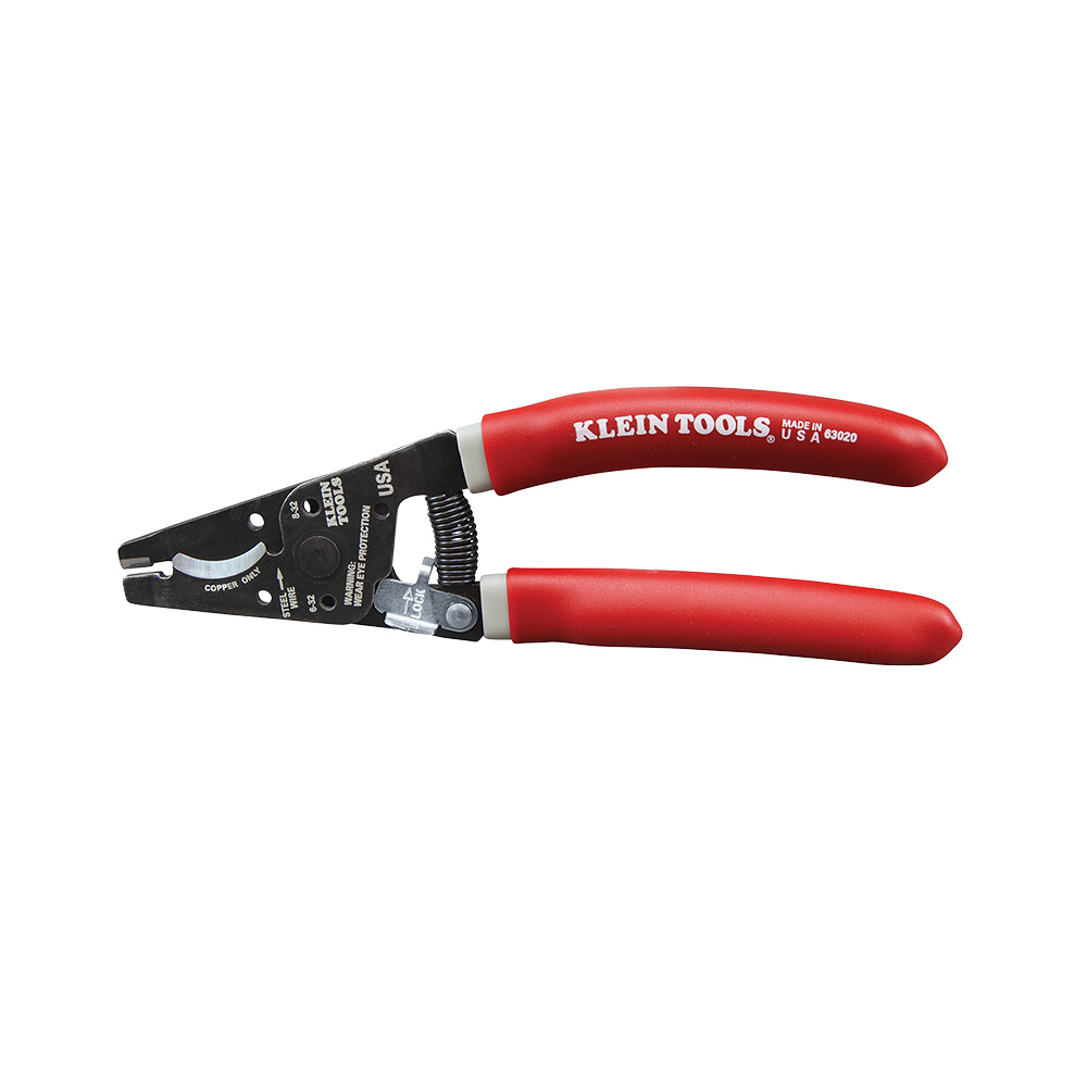 63020 Kurve Multi-Cable Cutter, 0.032 in Cable/Wire, 7 in OAL, Steel Jaw