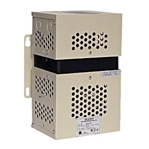 63-23-150-8 MCR Hardwired Power Line Conditioner With Voltage Regulation, 120/208/240/480 V AC Input, 120/208/240 VAC Output, 4.2 A, 1 Phase