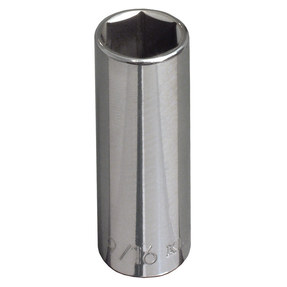 65713 Socket, 3/8 in Hex Drive, 9/16 in Deep Socket, 6 Points