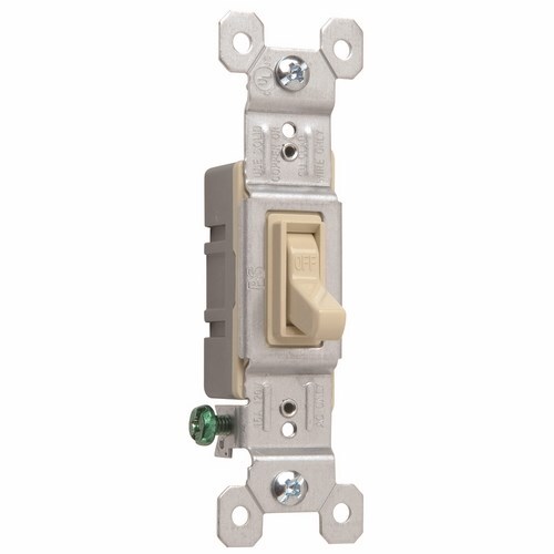 660IG Trademaster Grounding Toggle Switch, Ivory