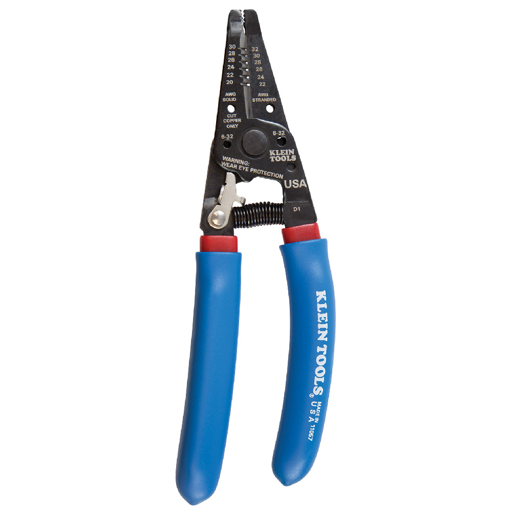 11057 Kurve Wire Stripper, 30 to 20 AWG, 32 to 22 AWG Solid/Stranded Cable, 7-1/8 in OAL, 32 to 6 AWG Shearing, Steel Body