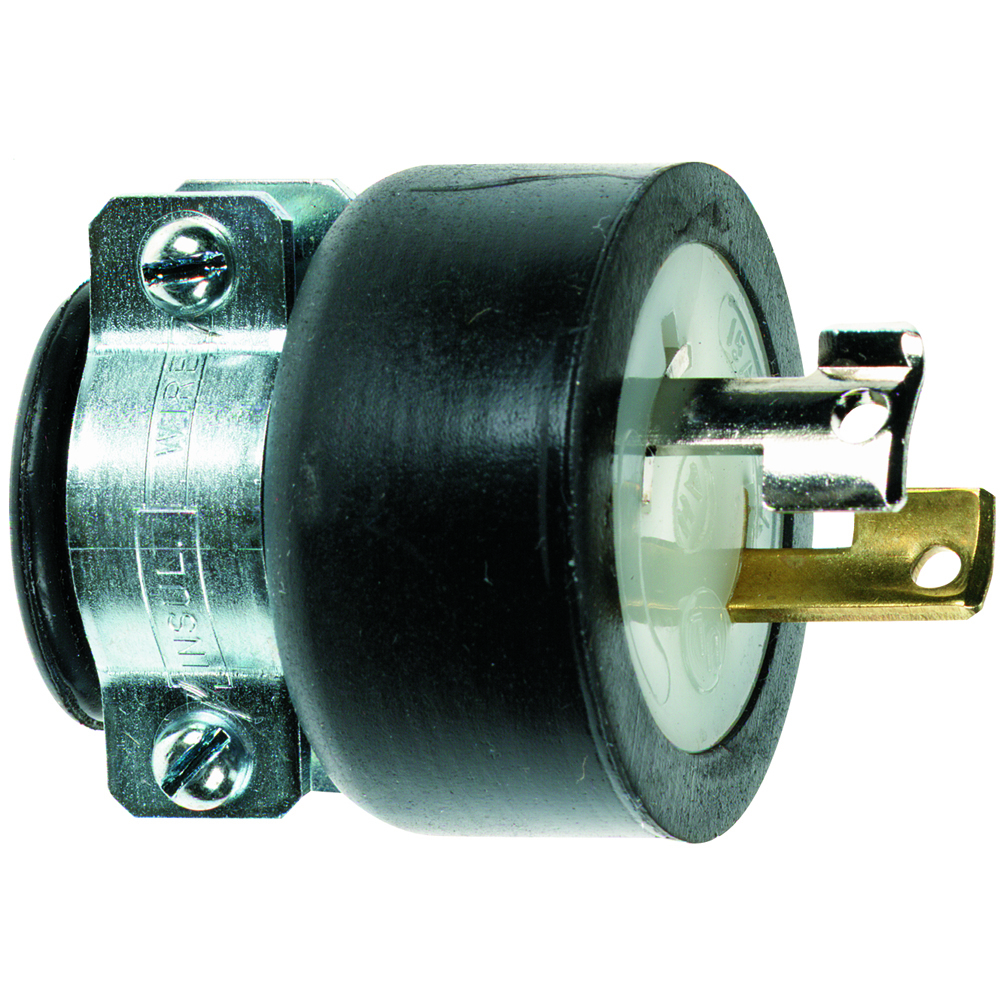 7547DF 15 Amp NEMA L115 Plug, Black