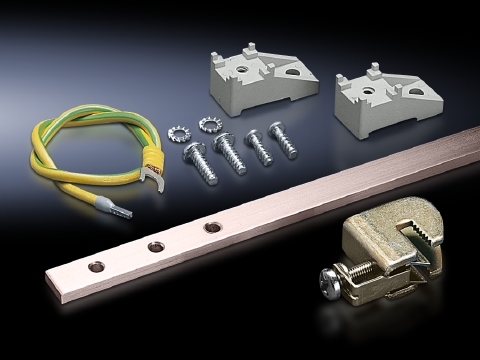 7548000 Vertical Ground Rail, For Use With DK, TS Series 2200 mm H Enclosure, 200 A, 15 x 5 mm, Electro Copper