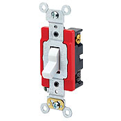 1223-2W 3-Way Self-Grounding AC Quiet Toggle Switch, 120/277 V AC, 20 A, 800 W, 1000 VA Power Rating