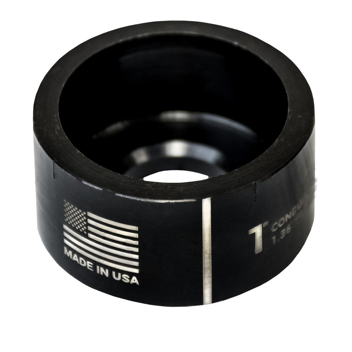 126AV Slug-Buster Round Replacement Conduit Die, Round Punch, 1 in Conduit/Pipe, Mild Steel, 10 ga