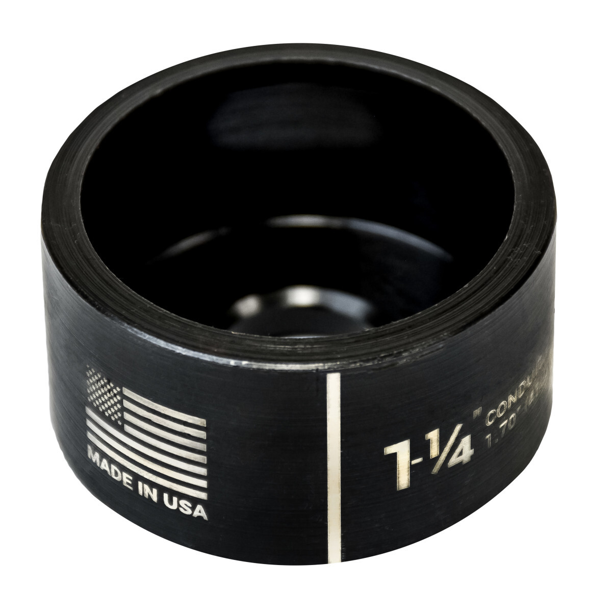 128AV Slug-Buster SC Round Replacement Conduit Die, Round Punch, 1-1/4 in Conduit/Pipe, Mild Steel, 10 ga