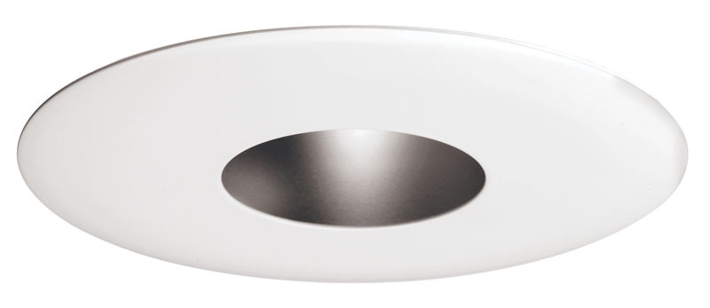 13 WH 13 Series Line Voltage Pinhole Trim, 5 in OD, Incandescent Lamp, For Use With IC1, TC1, TC1R Series Housing