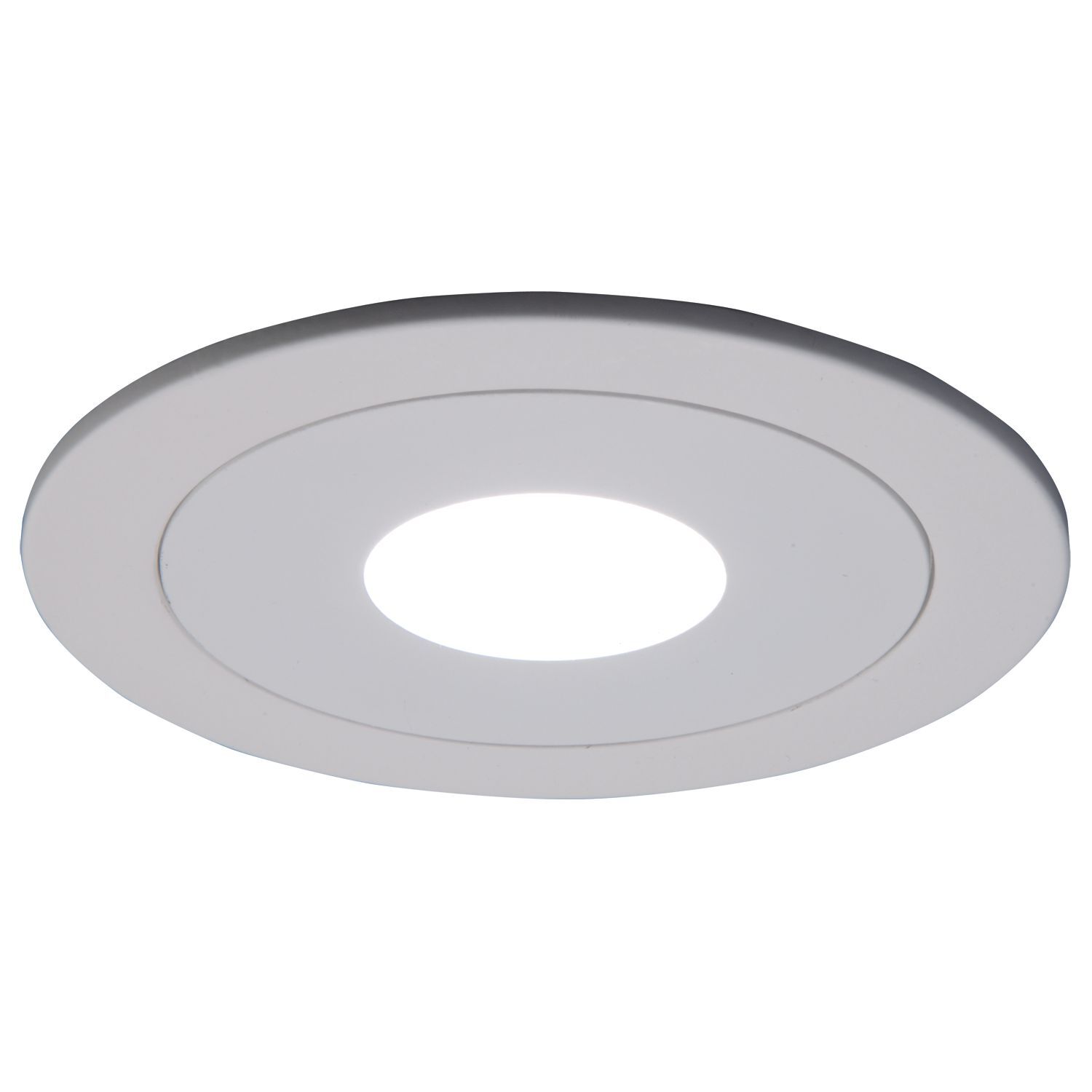 990P Halo Pinhole Round Lighting Trim, 4 in ID x 5-1/16 in OD, For Use With H7 Downlight Fixture, Metal