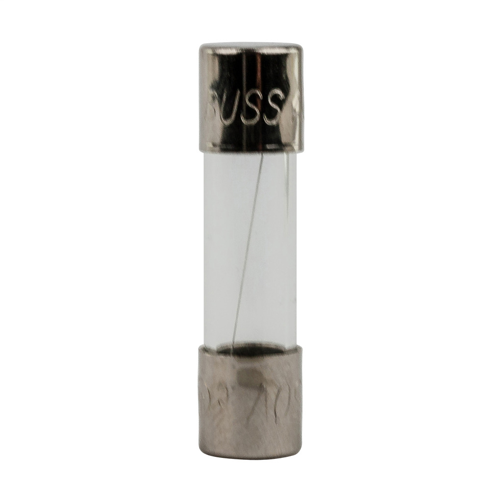 AGX-1/2 Small Dimension Fast Acting Fuse With Nickel Plated Brass End Cap, 0.5 A, 250 V AC, 35 A, 10 kA Interrupt, Cylindrical Body