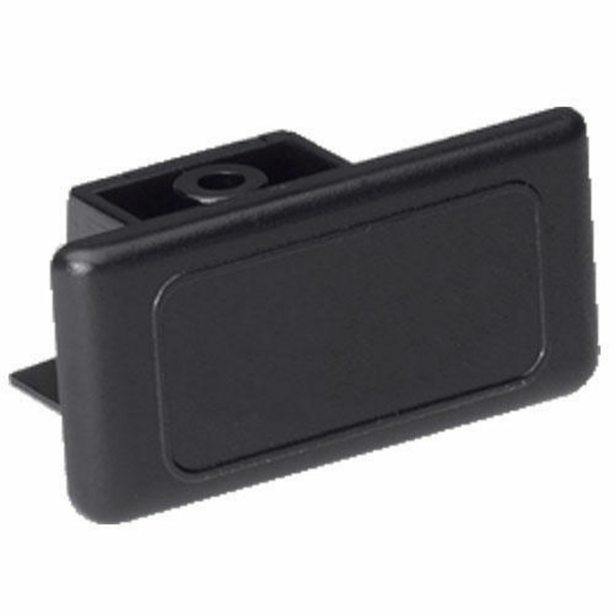 AKTEC BL End Cap, For Use With ArchiTrak One/Two Circuit Trak Rail, Plastic, Black