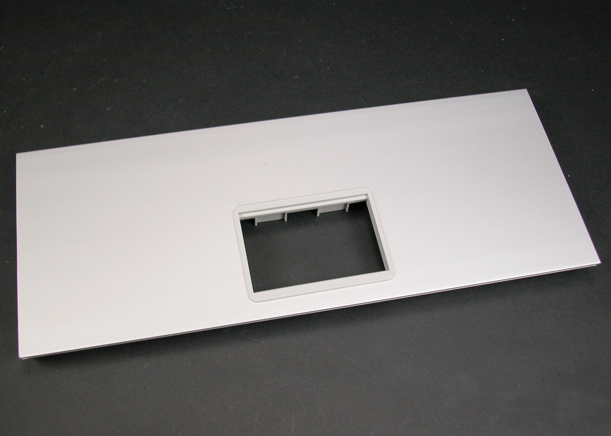 AL5256-ACTMAB 2-Channel Large Device Cover Plate, For Use With AL5200 600 V AC Raceway, Aluminum