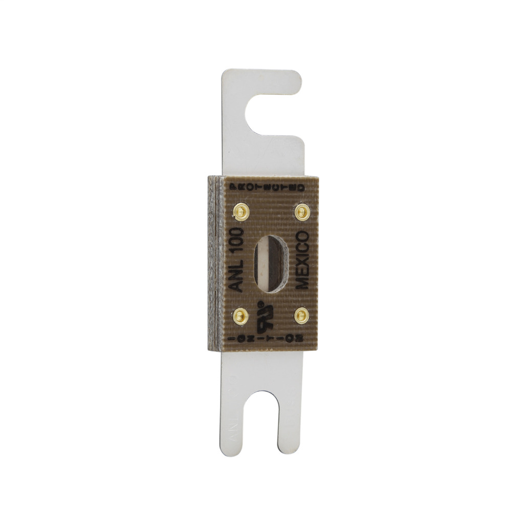 ANL-80 Low Voltage Non-Time Delay Non-Indicating Circuit Limiter Fuse, 80 A, 32 V AC/80 V DC, 6/2.7 kAIC Interrupt, Flat Body