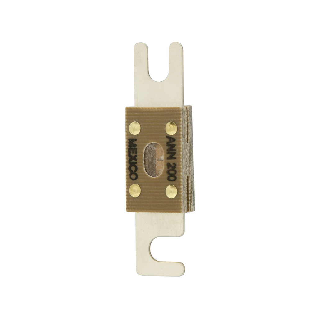 Eaton Bussmann series ANN circuit limiter, 150A, 2.5 kAIC at 125 Vac, 2.7 kAIC at 80 Vdc, Blade end X blade end, Stud, Non Indicating