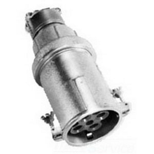 ARC20033E Powertite ARC 3-Phase Grounding Style 1 Weatherproof Pin and Sleeve Connector Body, 600 V AC/250 V DC, 200 A, 3 Poles, 3 Wires