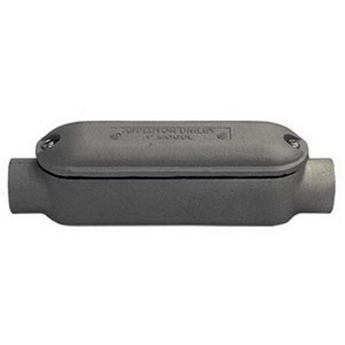 Mogul Unilet; Type C Conduit Outlet Body; 1 Inch, Threaded, Malleable Iron