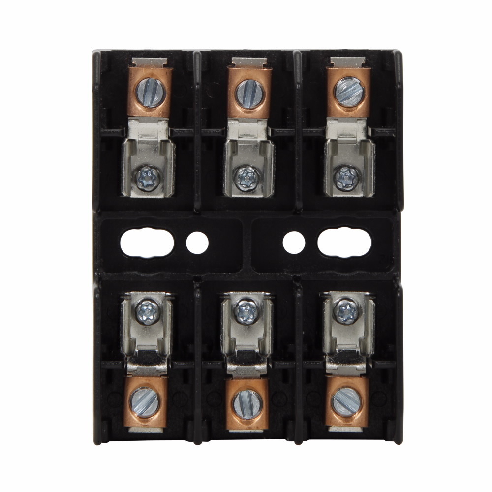 BG3013B Open Fuse Block, 600 V AC/DC, 1 to 15 A, Class: G, 14 to 6 AWG Wire, 3 Poles